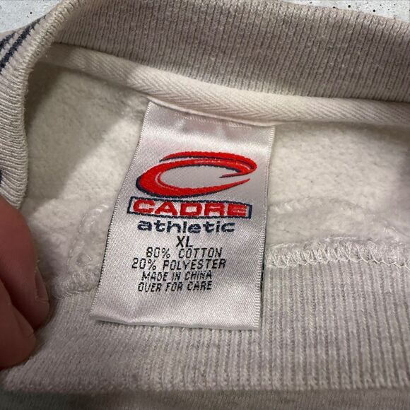 Vtg Denver Broncos Cadre Athletic Youth XL Crewneck Sweatshirt Gray 90s - Picture 8 of 10